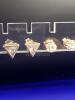 5 Pairs of Stud Earrings Some Stamped 10K, Others Stamped 925 - 2