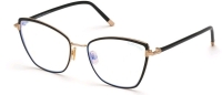 New TOM FORD Blue Block Eyeglasses FT5740-B/V 001 54-17-140*0