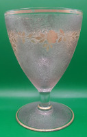 Antique Bohemian Acid Etched Vase