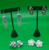 Vintage and Modern Earrings Clip On and Pierced.