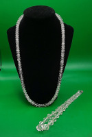 Vintage Crystal Bead Necklaces