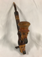 Vintage European Carved Wooden Pipe 11 inches long