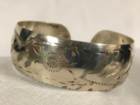 Sterling Silver Cuff Bracelet 6.5 inches