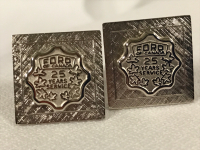 Sterling FORD 25 Year Cuff Links