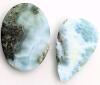 Polished LARIMAR Gemstones Oval & Raindrop. - 3