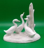 Vintage NAO Geese Sculpture