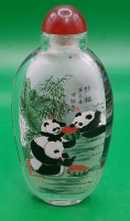 Reverse Painted Asian Snuff Bottle