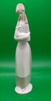 Vintage NAO Lladro Girl Holding Goose.