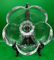 Vintage Orrefors Crystal Flower Bowl