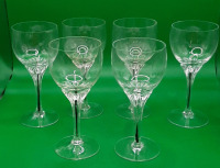 Vintage Balfour Crystal Wine Glasses