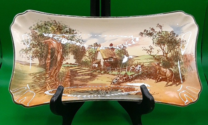 Vintage Royal Doulton Rustic England Tray