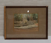 Vintage Watercolour Pauline Johnsons Memorial