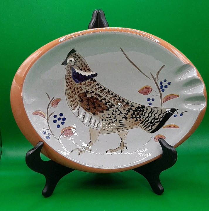 Vintage Stangl Potter Game Bird Series Ashtray