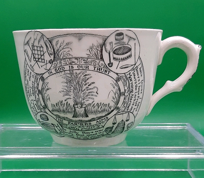 Antique Adam's Transfer Wear Mug