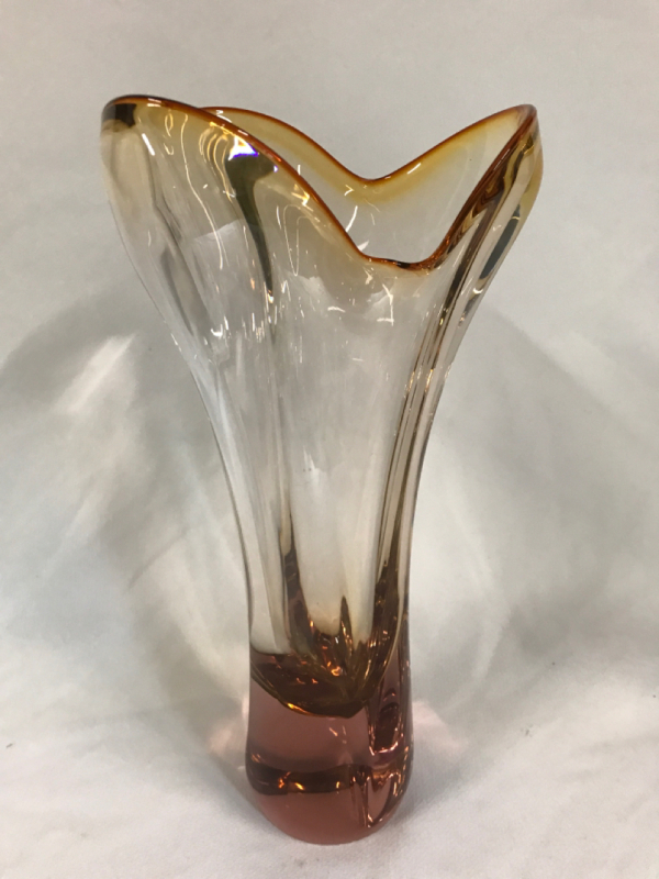 Vintage Art Glass Vase 12 inches tall