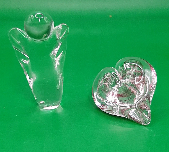 Vintage Shirley Elford Miniature Angel and Heart