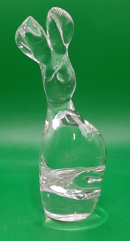 Vintage Blown Glass Rabbit