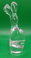 Vintage Blown Glass Rabbit
