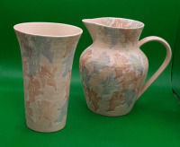 Vintage Ben Thomas Pitcher and Vase