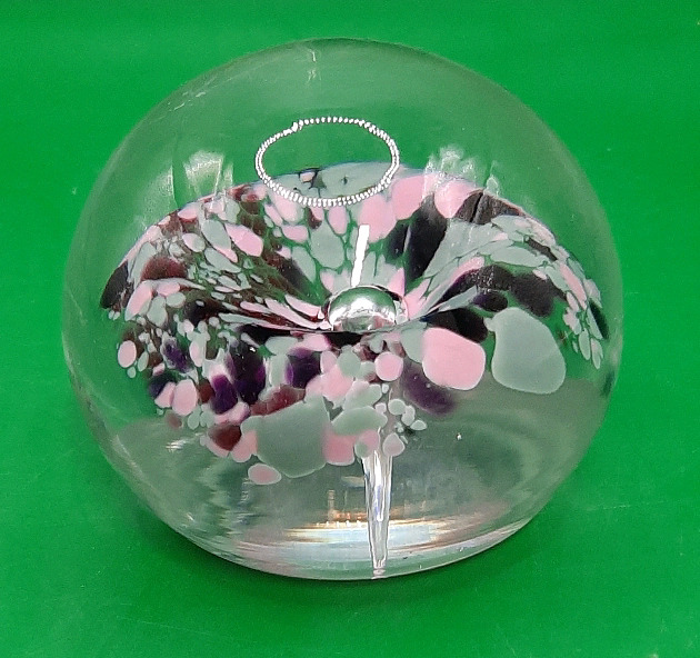 Vintage Shirley Elford Glass Paperweight