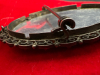 Antique 800 Silver Hand Painted Brooch - 5