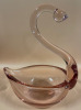 Art Glass Dish and Swan - 4