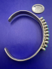 Zuni signed Silver Turquoise Cuff Bracelet - 2