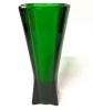 Art Deco Emerald Green Glass Vase - 2