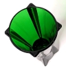 Art Deco Emerald Green Glass Vase - 3