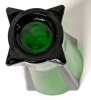 Art Deco Emerald Green Glass Vase - 4