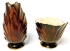 Carlton Ware England " Rouge Royale " Shell Creamer & Sugar - 4