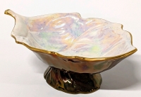 Carlton Ware England " Rouge Royale " Pedestal Leaf Dish
