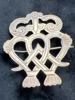 Antique Silver Luckenbooth Brooch