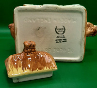 Vintage Cottage Ware Large Teapot, Creamer and Sugar