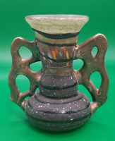 Modern Artisan Signed Art Glass Vase