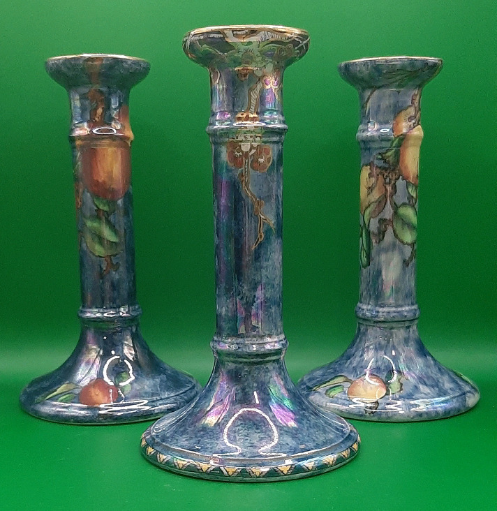 Vintage Grimwades Byzanta Ware Candlesticks