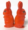 Incredibly Vibrant Vintage Bunny Salt & Pepper Shakers Made in Japan - 3