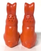 Incredibly Vibrant Vintage Bunny Salt & Pepper Shakers Made in Japan - 4