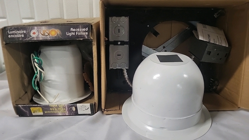 2 Unused Light Fixtures