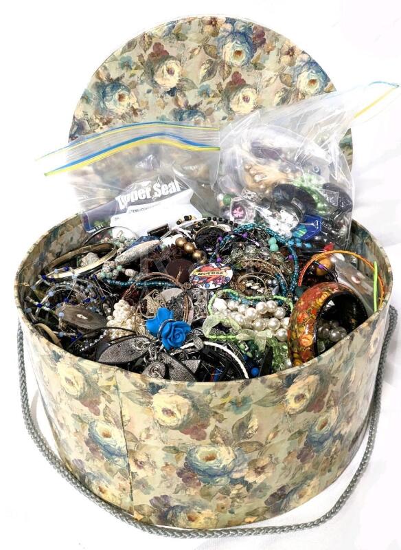 MOTHERLODE of Costume Jewelry Bits & Pieces for Crafters