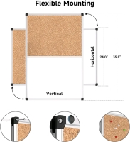 New XBoard 36"&times;24" Combination Board