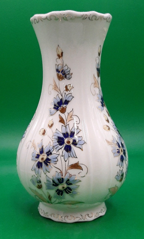 Vintage Zsolnay of Hungary Hand Painted Vase