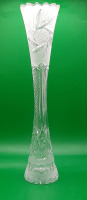 Vintage Pinwheel Crystal Vase