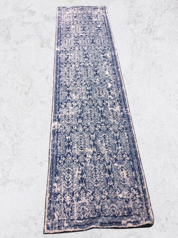 Soft Distressed Long Runner Rug 10ft x 30"