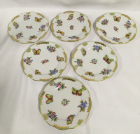 Herend Queen Victoria 6 Side Plates