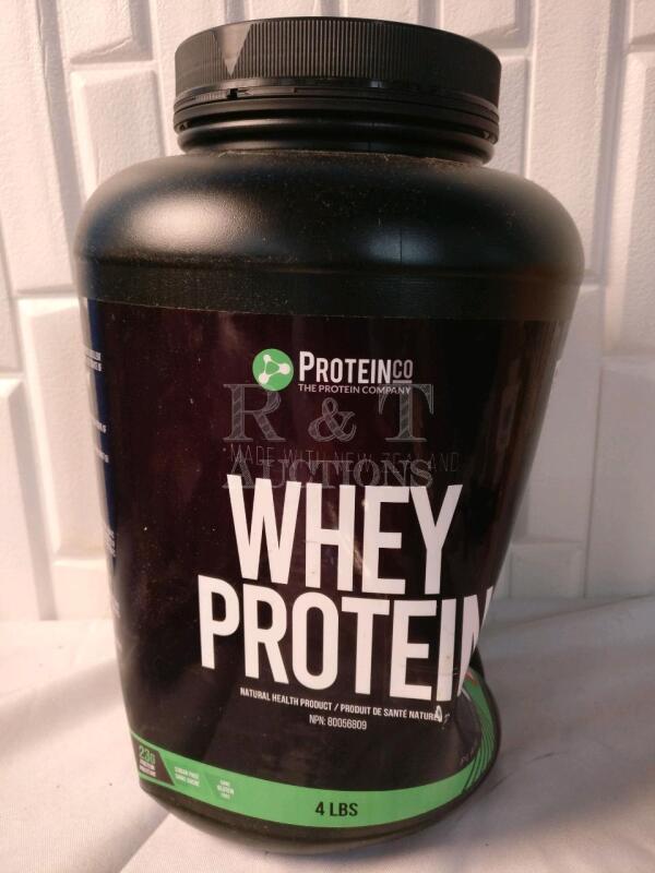 New Protein Co Whey Protein - Damaged Packaging - 4lbs