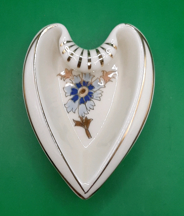 Vintage Zsolnay Heart Shaped Dish