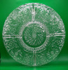 Vintage Pinwheel Crystal Divided Dish. - 2