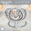 BabyBond Auto Swing Infant /Child Chair Bluetooth model: BB008A With Remote 5 speed level - 3