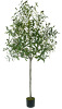 NEW Artificial Olive Tree, 6ft Fake Olive Branch Leaves Plant